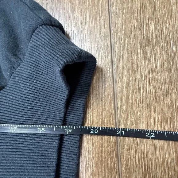 Fp Movement By Free People Snow Flow Hoodie In Black Combo Cropped Size S NWT